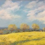 Mai-Britt Schultz Rapsmark i tidlig maj 50 x 70