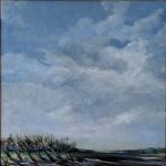 Mai-Britt Schultz - Vintershimmel 80 x80 - 10.000 kr. 