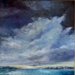 Mai-Britt Schultz - Øhavs Nattehimmel80x80 - 10.000 kr. 