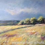 Mai-Britt Schultz Mark i bevægelse 60x60 solgt 